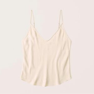 NWT Abercrombie & Fitch 90’s Satin Voopneck Cami